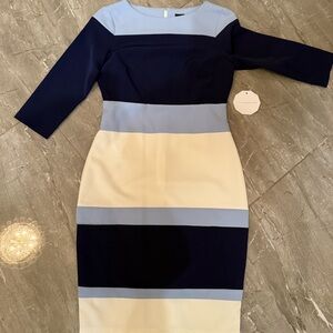 Paper Doll Blue and Light Blue Dress